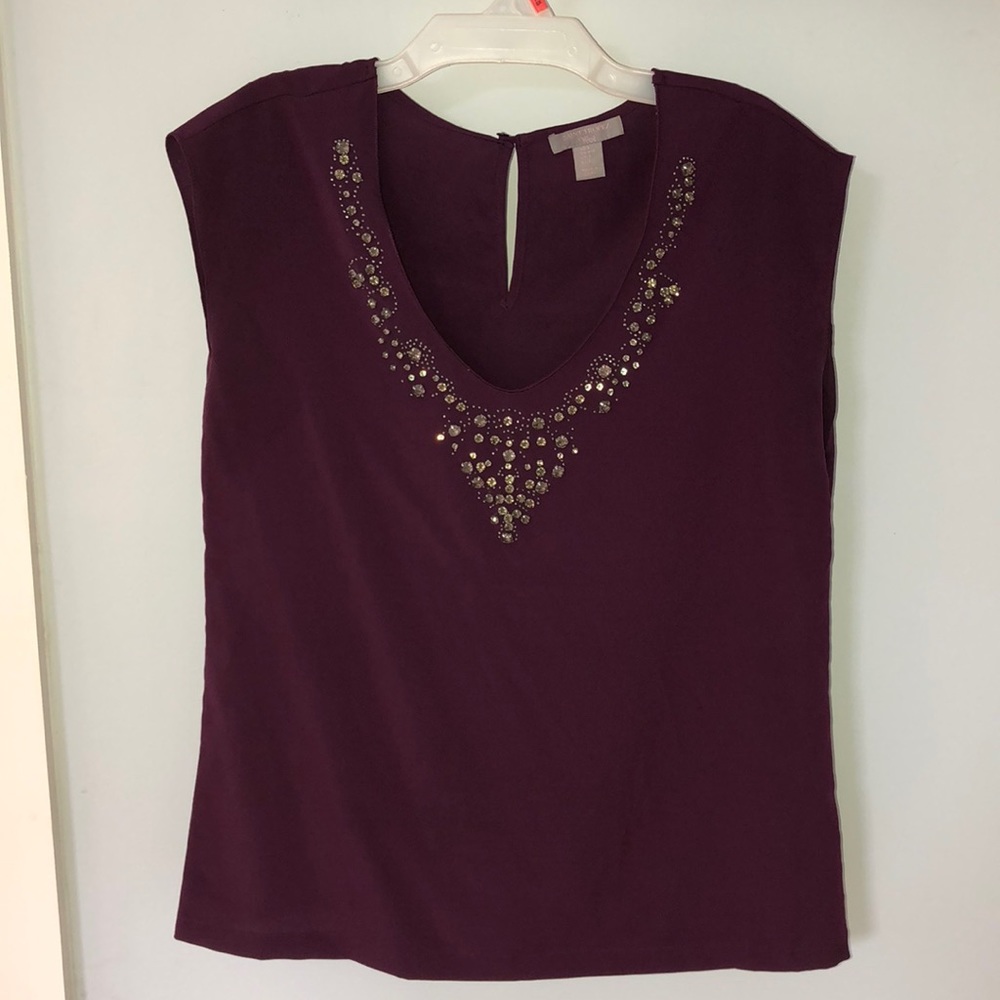 PLUM gem-neckline blouse!